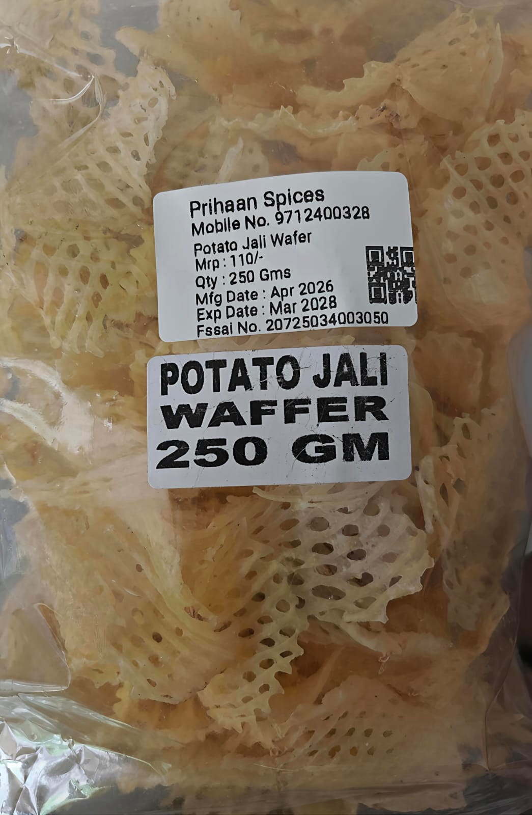 Potato Jali Wafer