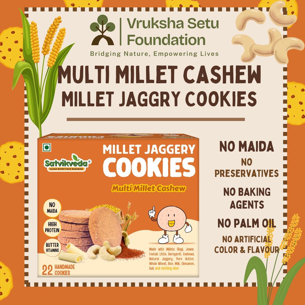 Multi Millet Cashew Cookies